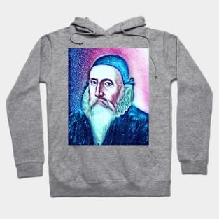 John Dee Snowy Portrait | John Dee Artwork 13 Hoodie